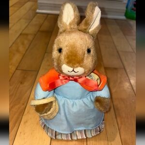 Beatrix Potter Mrs. Rabbit 10" Plush Stuffed Animal Easter 2009